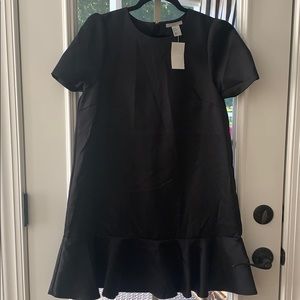H&M Satin Black Dress NWT